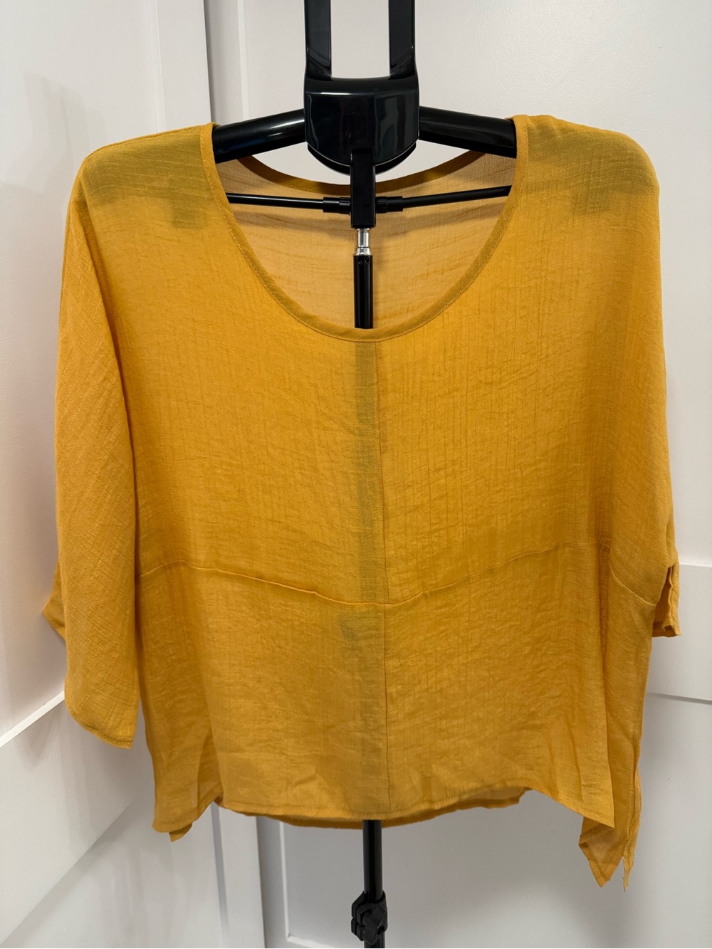 Lightweight Mustard Women's Top